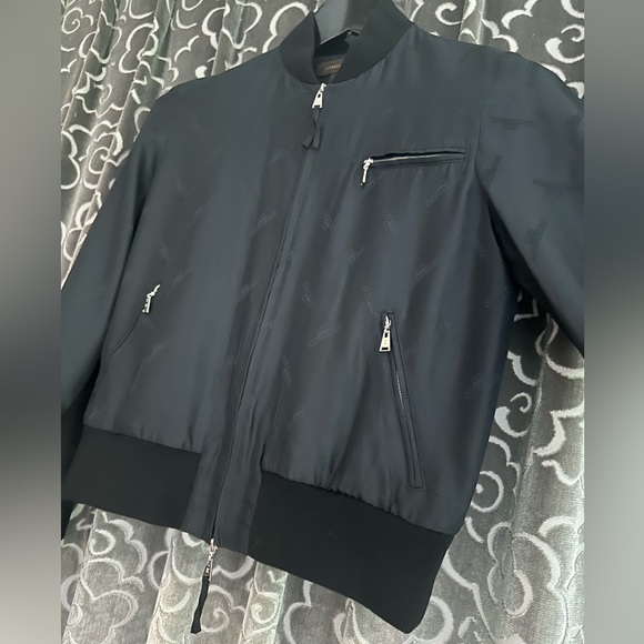 RARE Louis Vuitton "Louis Vuitton Paris" print bomber jacket sz 38 - Picture 5 of 11